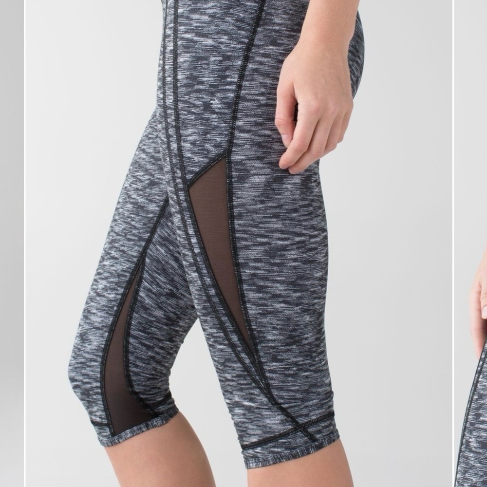 Lululemon Drop It Like It's Hot Crop Leggings Size 2 - Picture 10 of 11